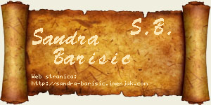Sandra Barišić vizit kartica